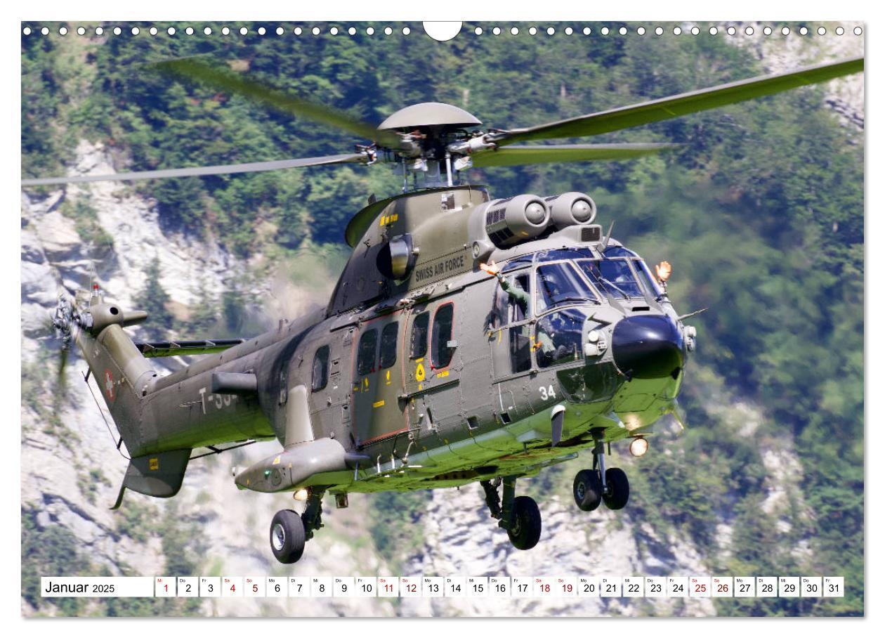 Bild: 9783435172085 | Hubschrauber in Action (Wandkalender 2025 DIN A3 quer), CALVENDO...