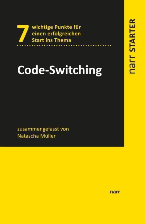 Cover: 9783823380887 | Code-Switching | Natascha Müller | Taschenbuch | 91 S. | Deutsch