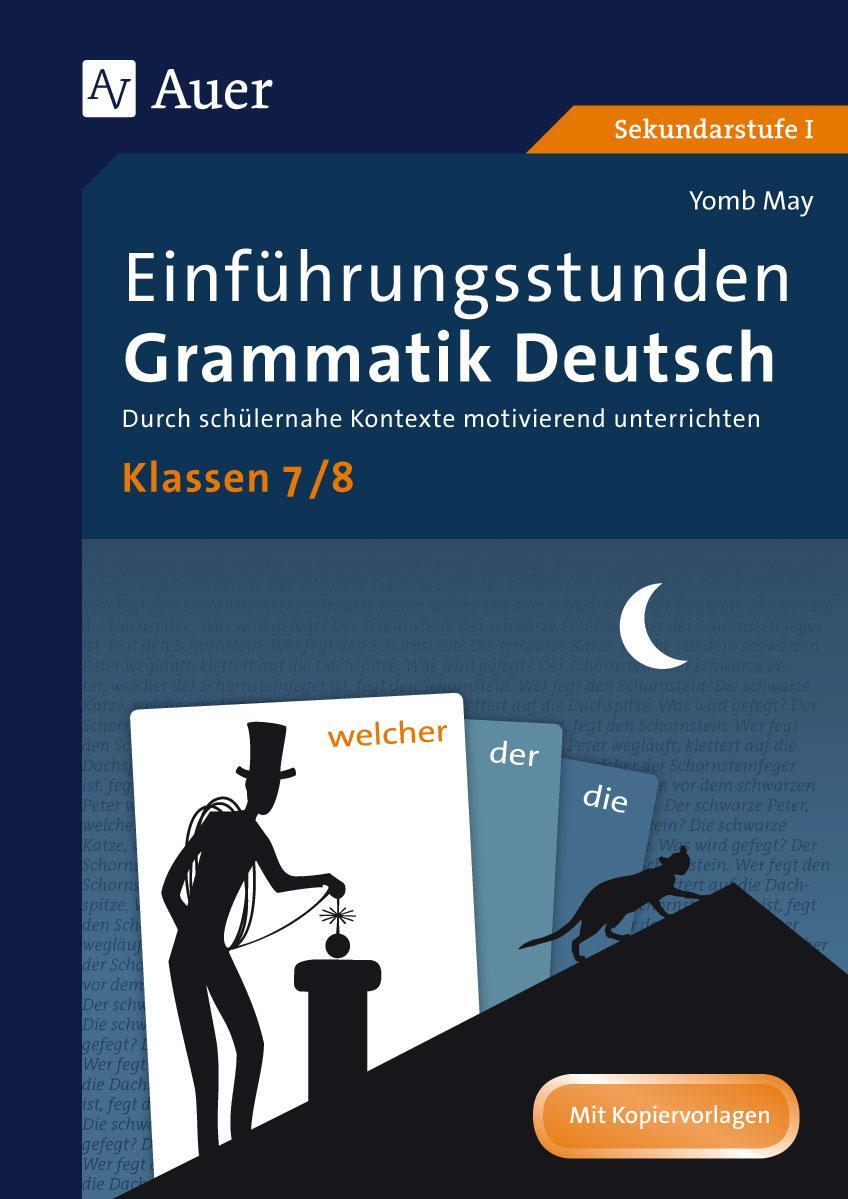 Cover: 9783403078333 | Einführungsstunden Grammatik Deutsch Klassen 7-8 | Yomb May | Deutsch