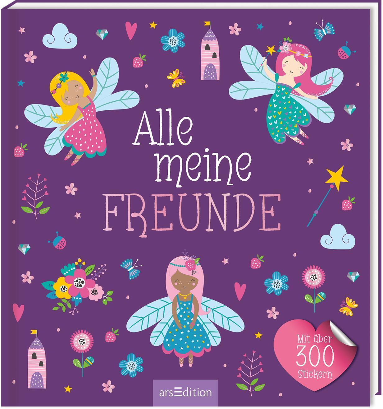 Cover: 4014489127635 | Alle meine Freunde - Feen | Mit über 300 Stickern | Buch | 64 S.