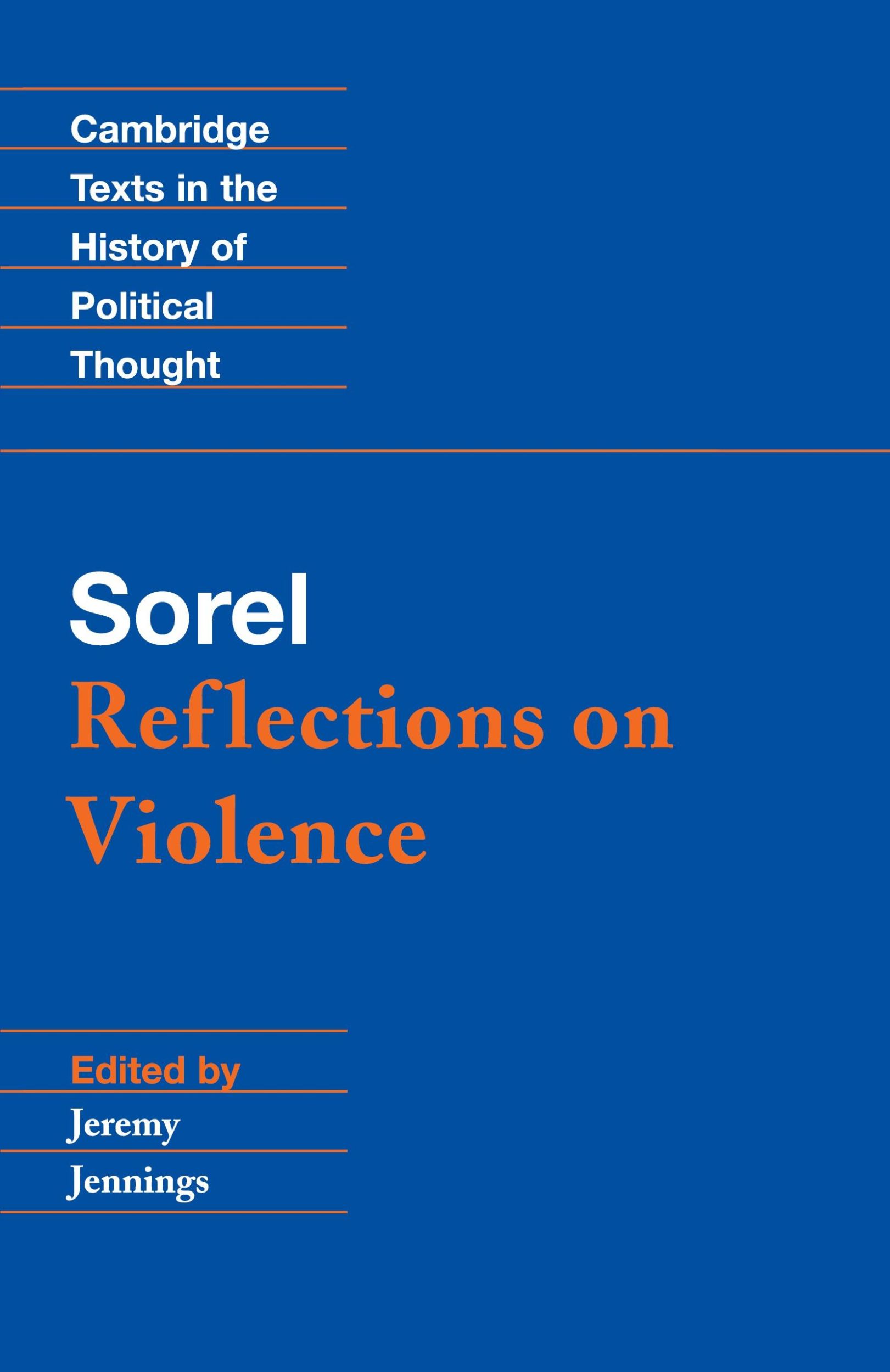 Cover: 9780521559102 | Sorel | Reflections on Violence | Georges Sorel | Taschenbuch | 2015