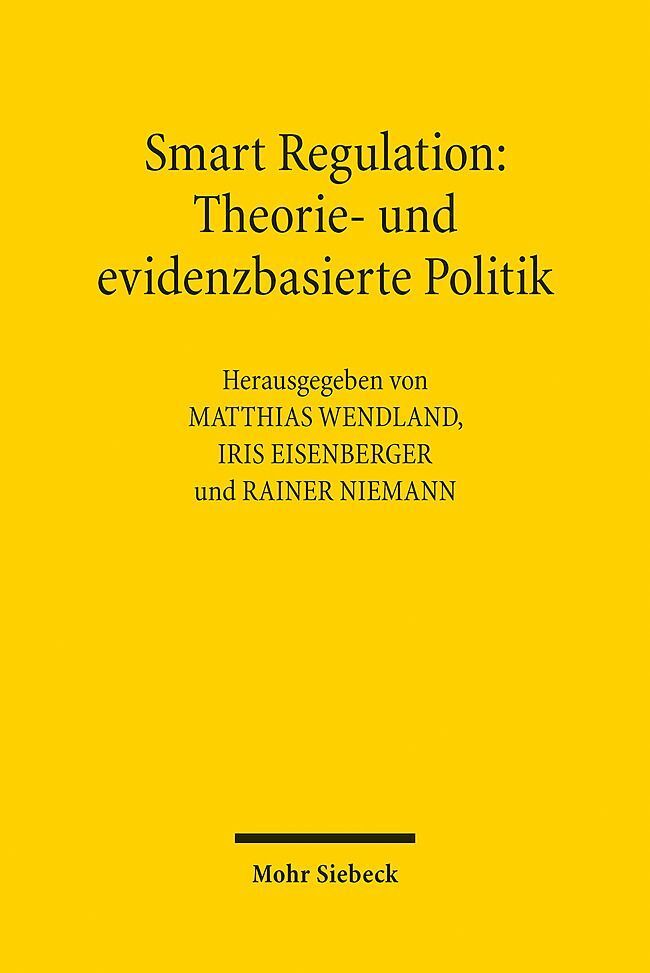 Cover: 9783161612633 | Smart Regulation: Theorie- und evidenzbasierte Politik | Taschenbuch