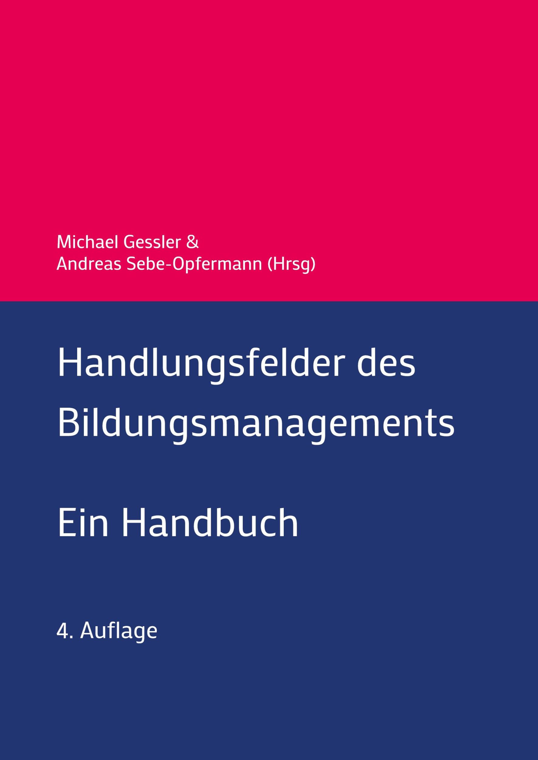 Cover: 9783384449887 | Handlungsfelder des Bildungsmanagements | Ein Handbuch | Taschenbuch