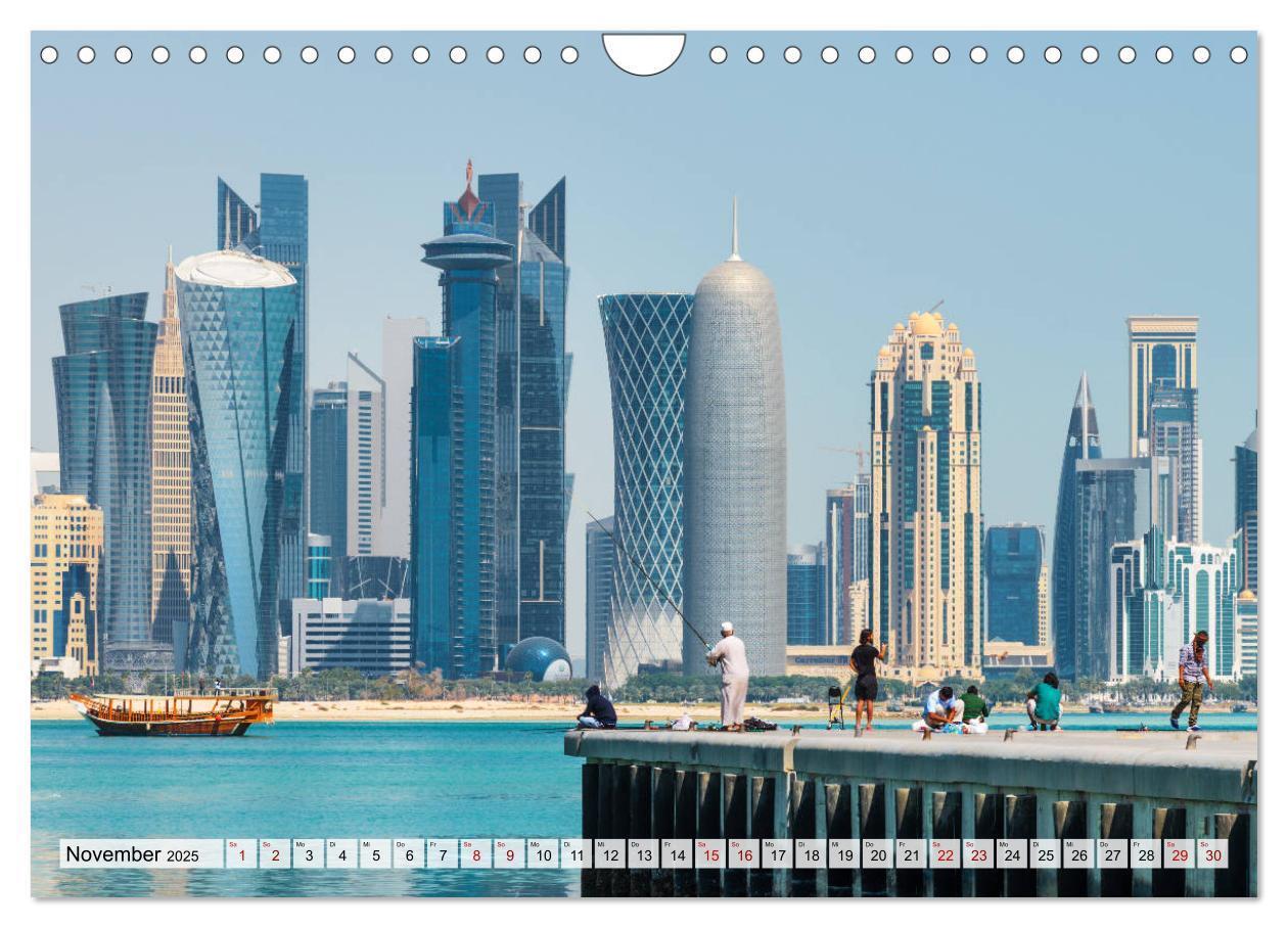 Bild: 9783435142286 | Doha - Hauptstadt von Katar (Wandkalender 2025 DIN A4 quer),...