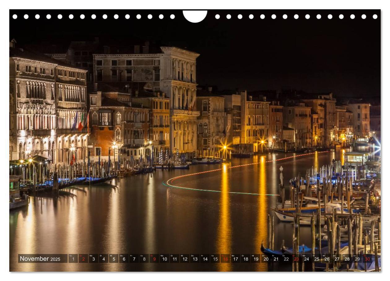 Bild: 9783435665631 | Leuchtendes Venedig (Wandkalender 2025 DIN A4 quer), CALVENDO...