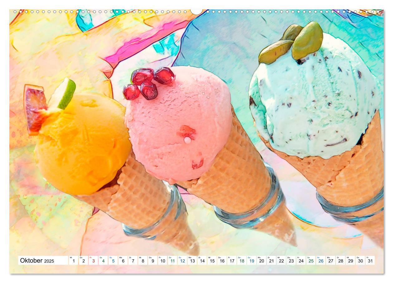 Bild: 9783435120680 | Hallo Sommer - Artwork (Wandkalender 2025 DIN A2 quer), CALVENDO...