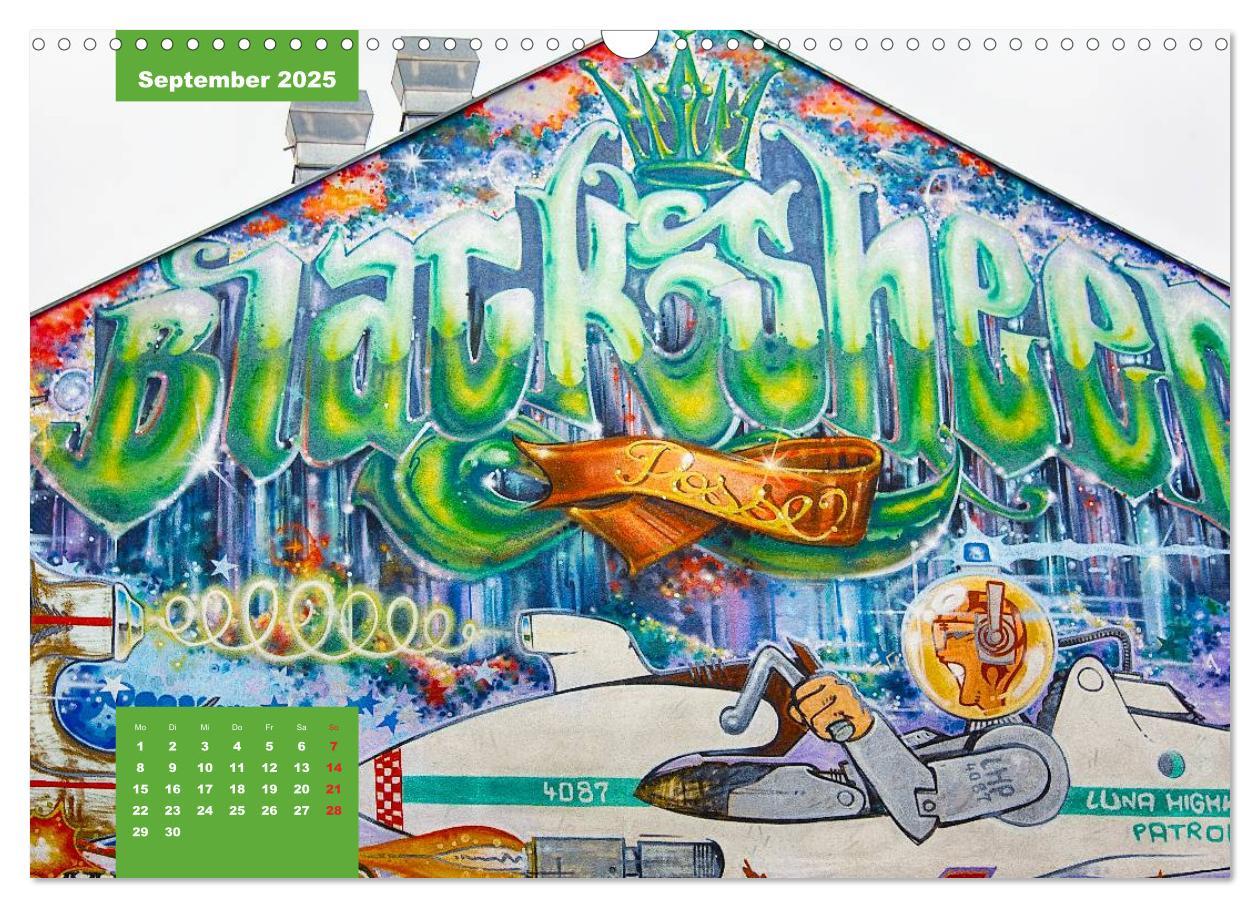 Bild: 9783435740277 | Graffiti (Wandkalender 2025 DIN A3 quer), CALVENDO Monatskalender