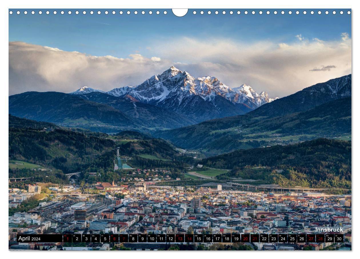 Bild: 9783675697881 | Tirol 2024 - die schönsten Plätze (Wandkalender 2024 DIN A3 quer),...