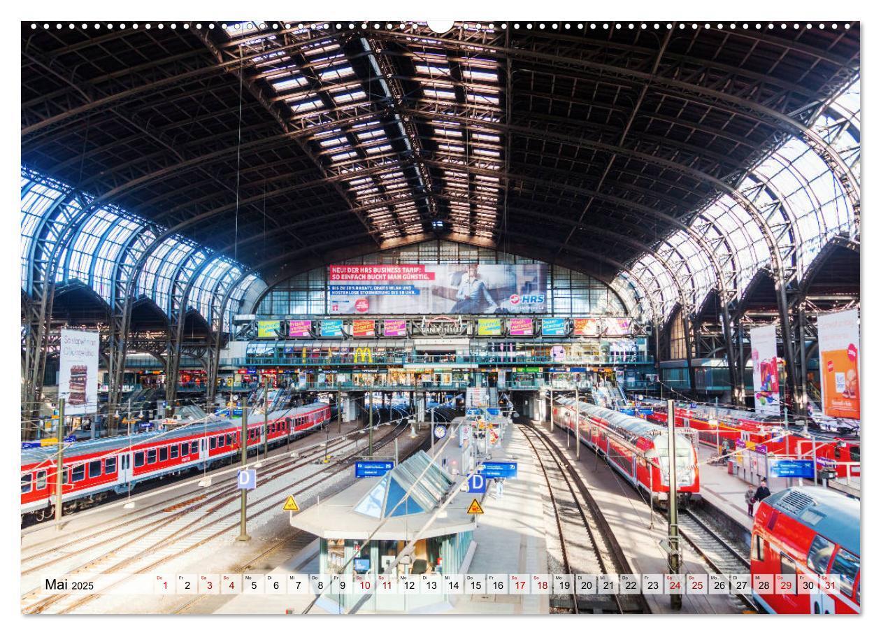 Bild: 9783435363889 | Bahnhöfe in Europa (Wandkalender 2025 DIN A2 quer), CALVENDO...