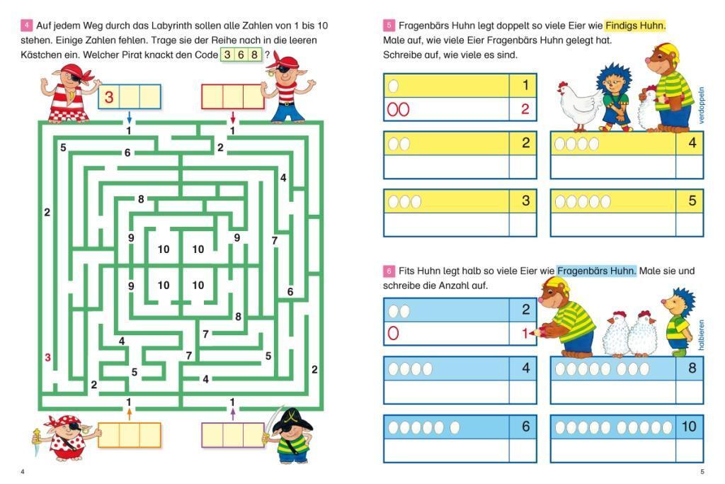 Bild: 9783940811240 | Fragenbär - Richtig rechnen 1. Klasse | Broschüre | 48 S. | Deutsch