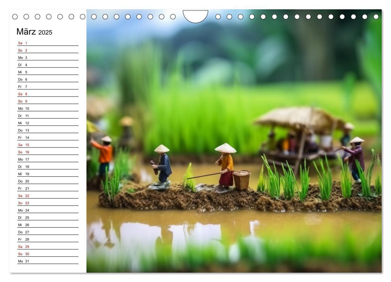 Bild: 9783383866463 | Miniatur Weltreise (Wandkalender 2025 DIN A4 quer), CALVENDO...