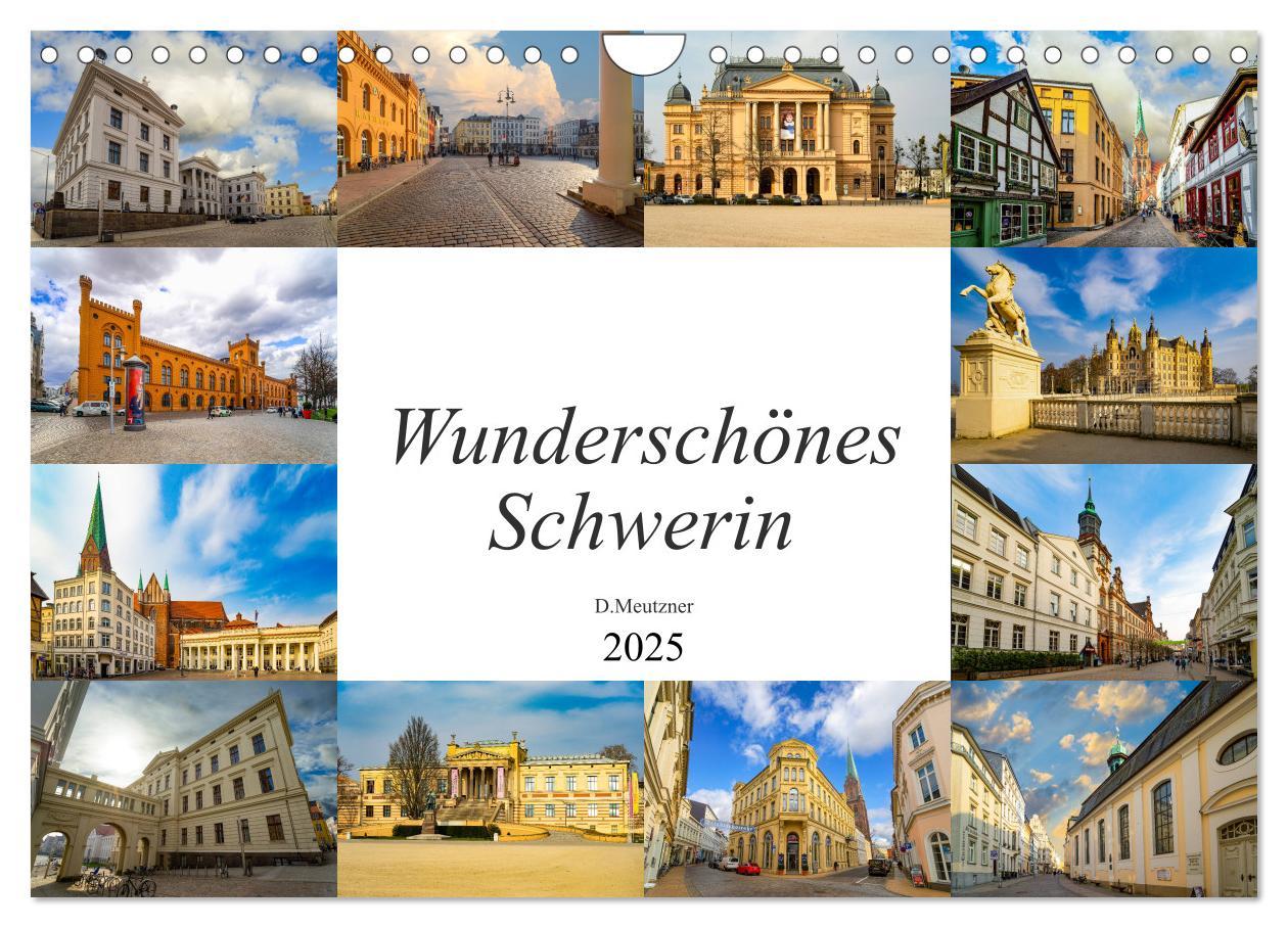 Cover: 9783435243556 | Wunderschönes Schwerin (Wandkalender 2025 DIN A4 quer), CALVENDO...