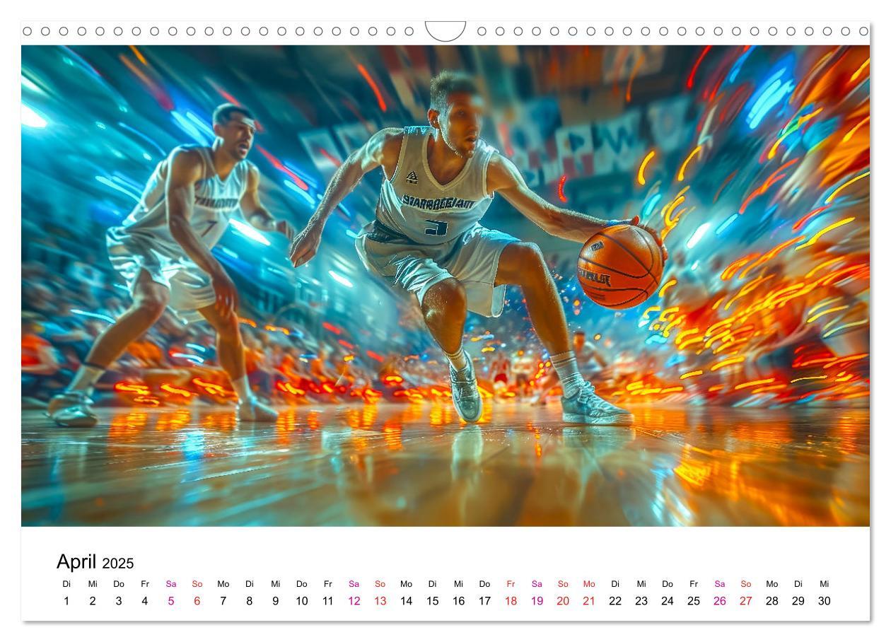 Bild: 9783457146729 | Basketball Erlebnisse (Wandkalender 2025 DIN A3 quer), CALVENDO...