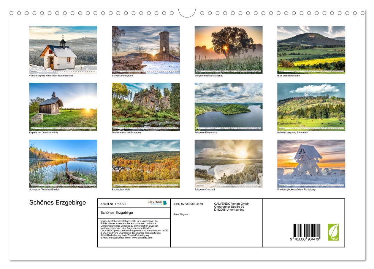 Bild: 9783383904479 | Schönes Erzgebirge (Wandkalender 2025 DIN A3 quer), CALVENDO...