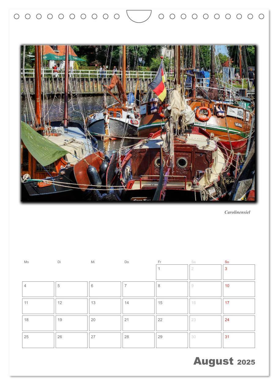 Bild: 9783457059104 | Ostfriesland - die bezaubernden alten Häfen / Planer (Wandkalender...