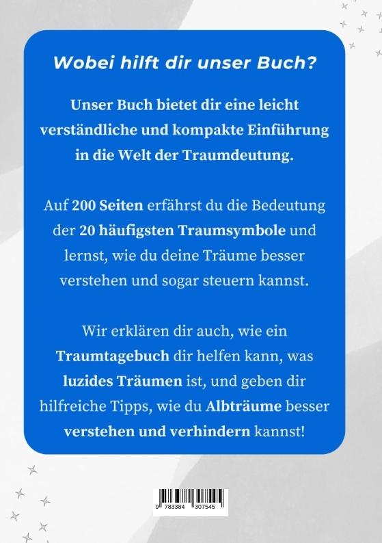 Rückseite: 9783384307545 | Was bedeuten unsere Träume? | Traumdeutung einfach erklärt! | Buch