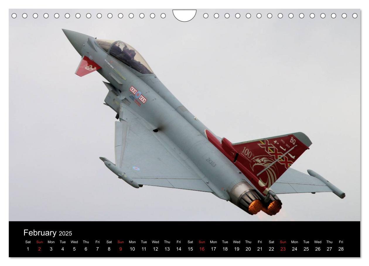 Bild: 9781325954308 | The Mighty Eurofighter Typhoon (Wall Calendar 2025 DIN A4...