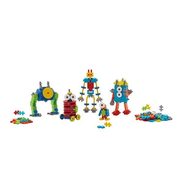 Bild: 5710409108843 | Plus-Plus 250 Kreativ Bausteine Roboter | 9603963 | 2024 | PLUS PLUS