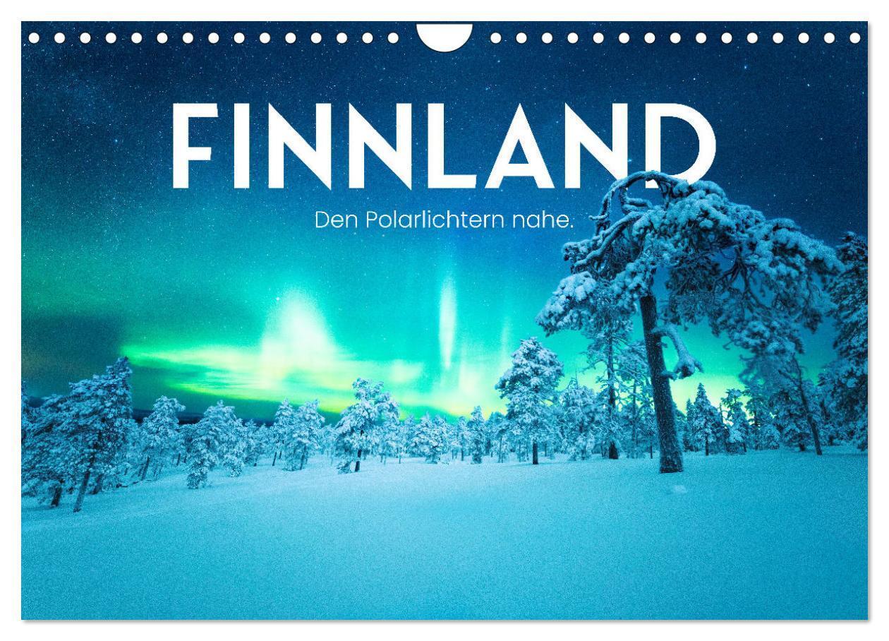 Cover: 9783435001095 | Finnland - Den Polarlichtern nahe. (Wandkalender 2025 DIN A4 quer),...