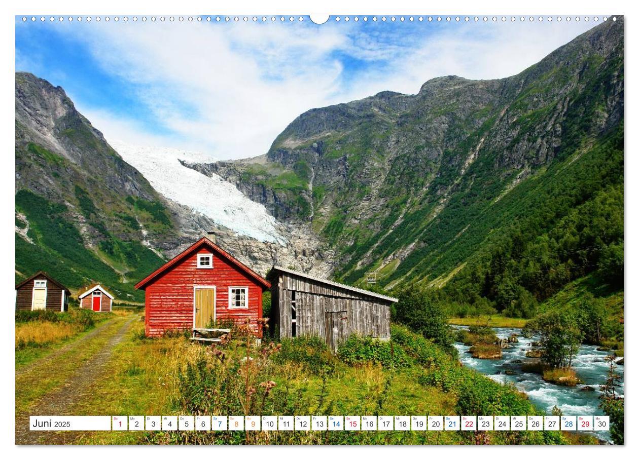 Bild: 9783435470440 | Norwegen PUR (Wandkalender 2025 DIN A2 quer), CALVENDO Monatskalender