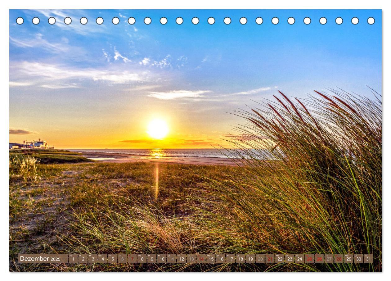 Bild: 9783435073955 | INSELLIEBE NORDERNEY (Tischkalender 2025 DIN A5 quer), CALVENDO...