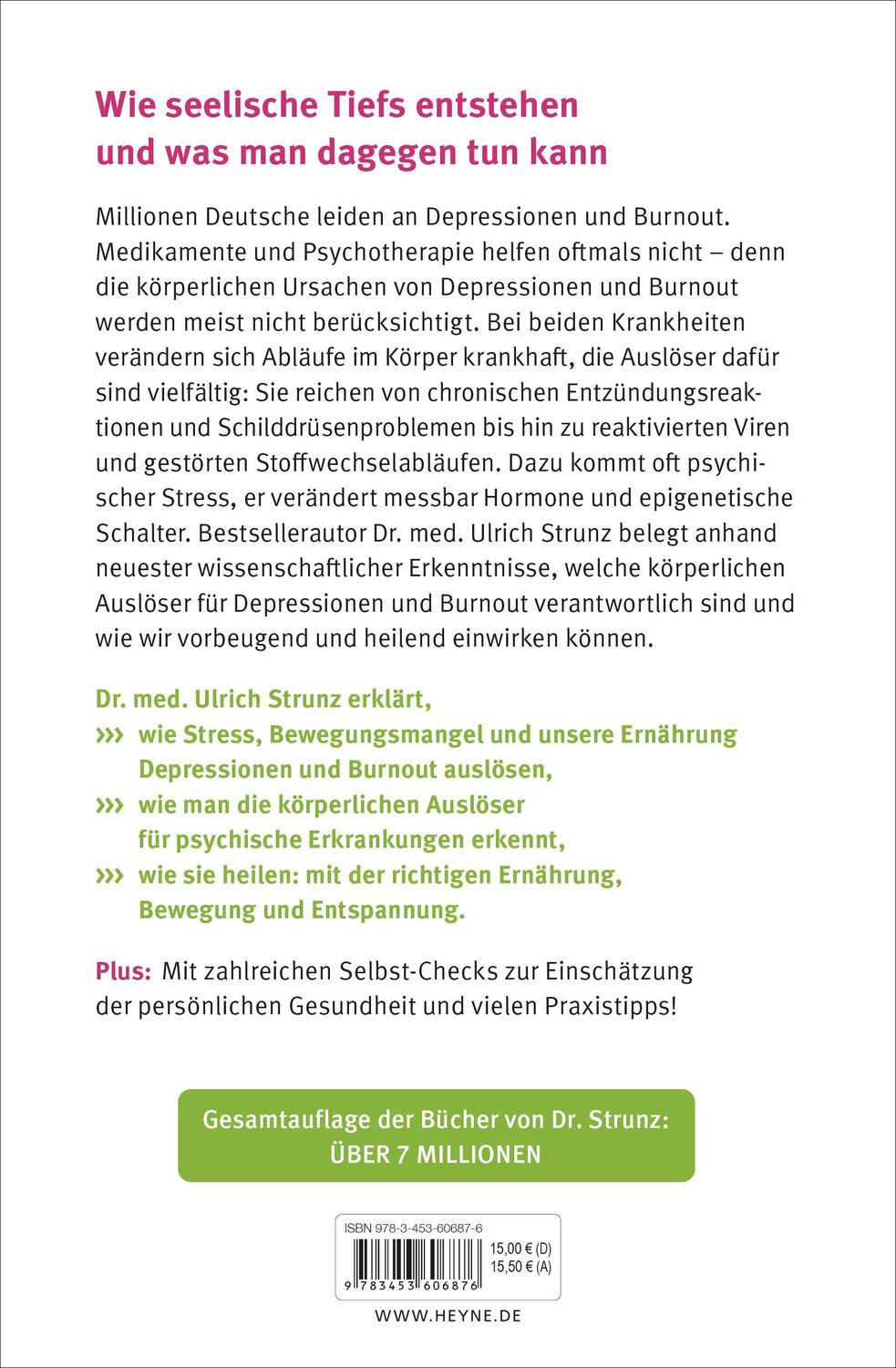 Bild: 9783453606876 | 88 Tipps gegen Depressionen und Burnout | Ulrich Strunz | Taschenbuch