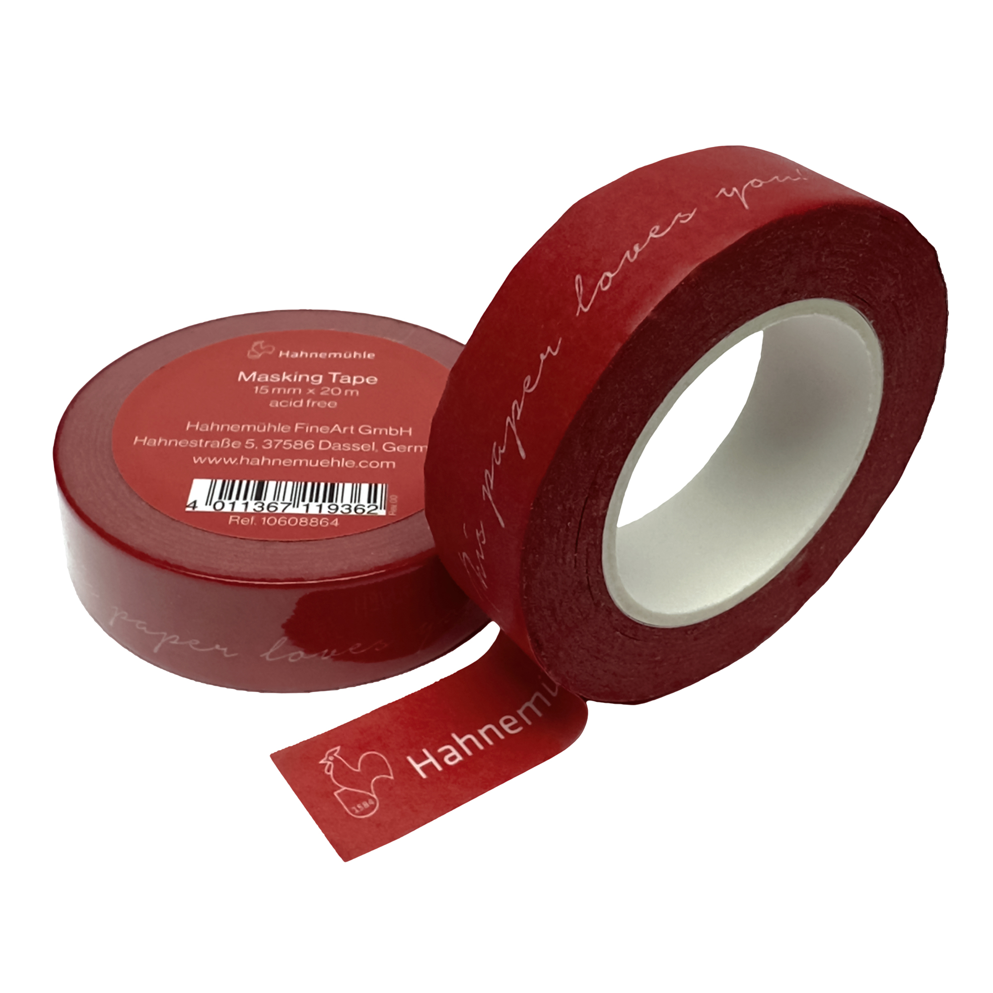 Cover: 4011367119362 | Hahnemühle Zubehör Masking-Tape rot, 15 mm x 20m | 10608864 | 2023