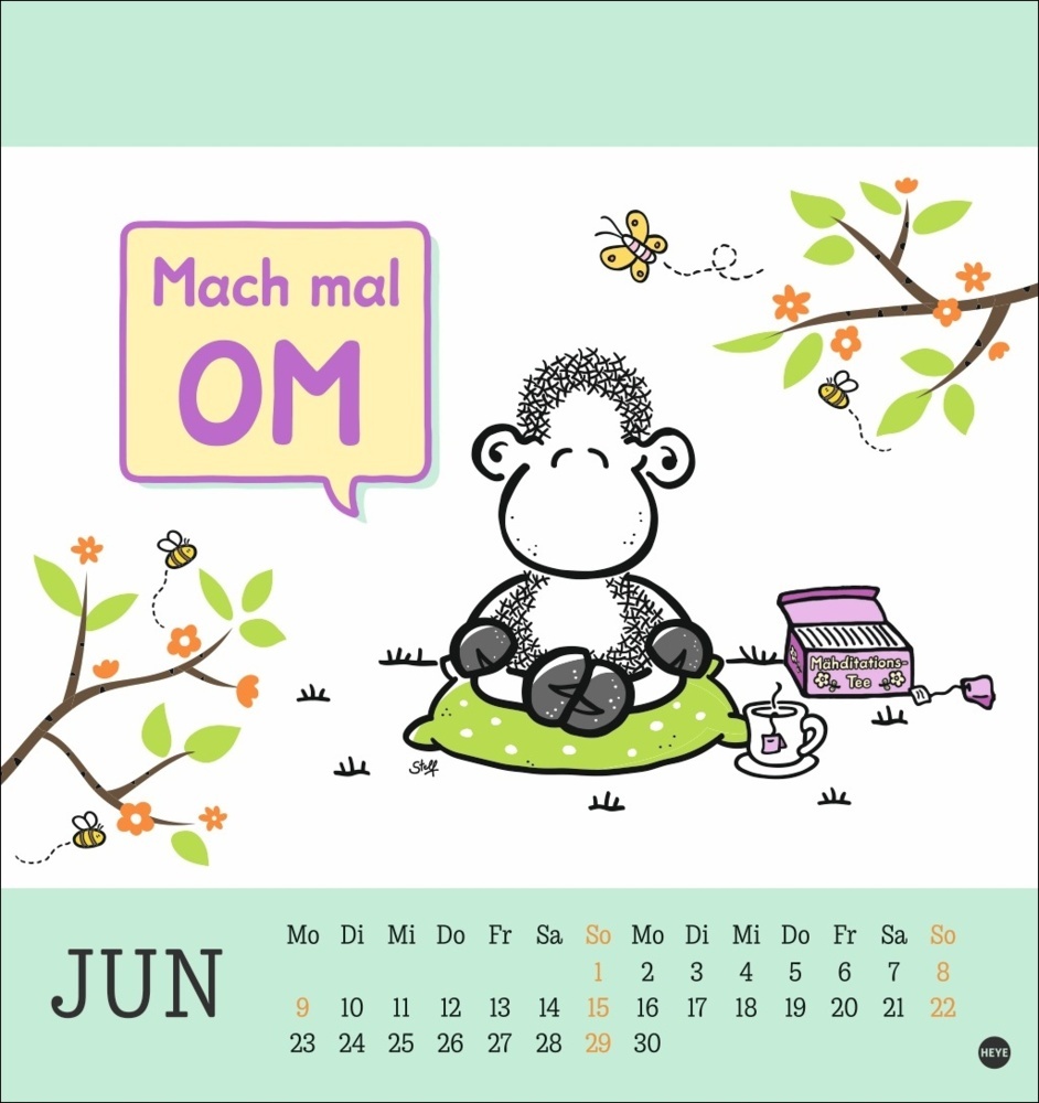 Bild: 9783756406968 | sheepworld Postkartenkalender 2025 | Kalender | Spiralbindung | 13 S.