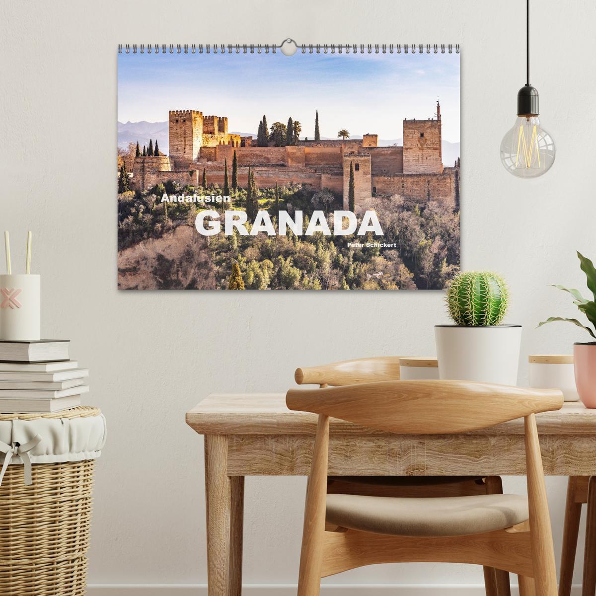 Bild: 9783383976476 | Andalusien - Granada (Wandkalender 2025 DIN A3 quer), CALVENDO...