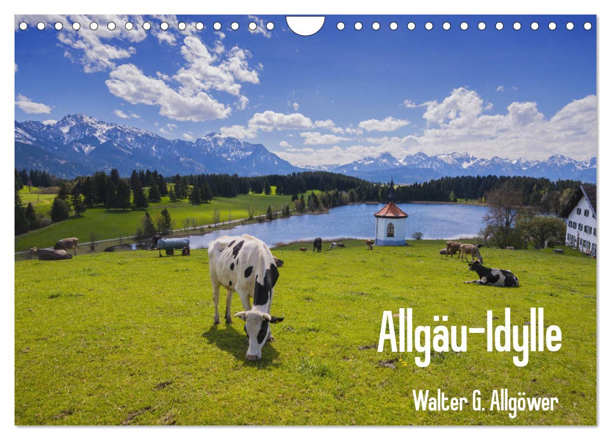 Cover: 9783435399765 | Allgäu-Idylle (Wandkalender 2025 DIN A4 quer), CALVENDO Monatskalender