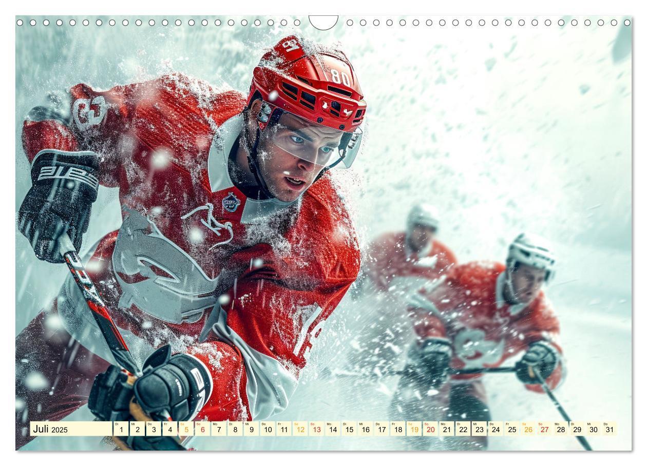 Bild: 9783383776939 | Eishockey - tolle Momente (Wandkalender 2025 DIN A3 quer), CALVENDO...