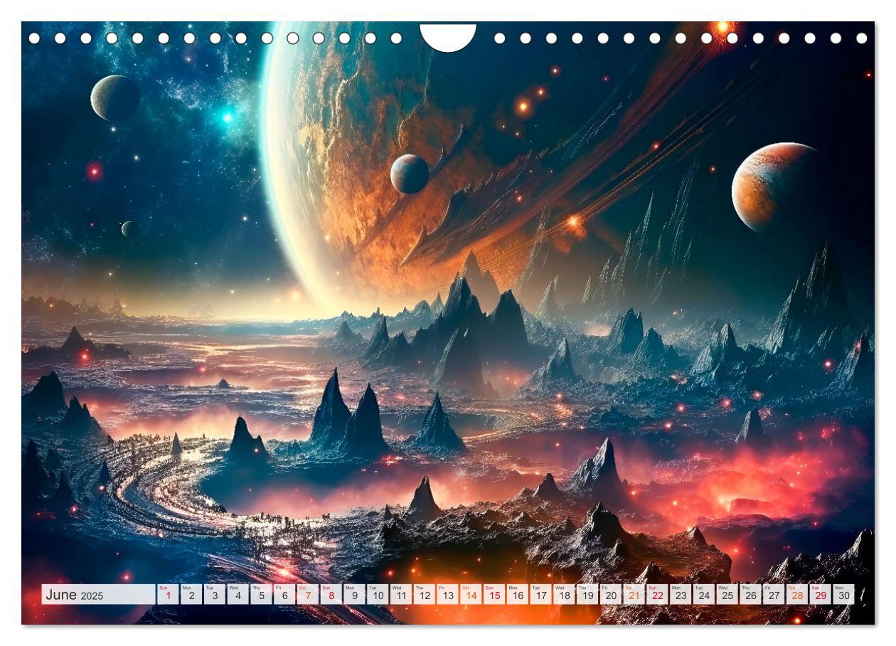 Bild: 9781325999927 | SCIENCE FICTION Life on distant planets (Wall Calendar 2025 DIN A4...