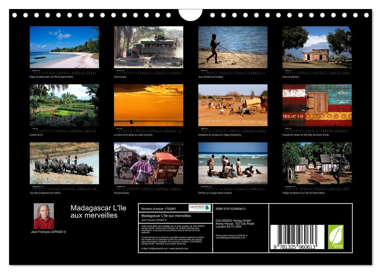 Bild: 9781325960613 | Madagascar L'île aux merveilles (Calendrier mural 2025 DIN A4...