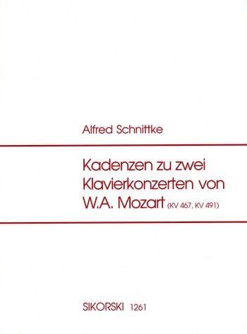 Cover: 9790003012452 | Kadenzen Zu Zwei Klavierkonzerten | Alfred Schnittke | Buch | 1996