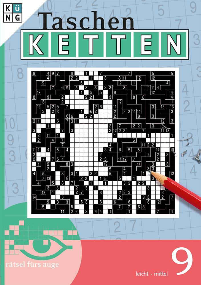 Cover: 9783905573015 | Ketten-Rätsel 09 | Rätsel fürs Auge | Conceptis Puzzles | Taschenbuch