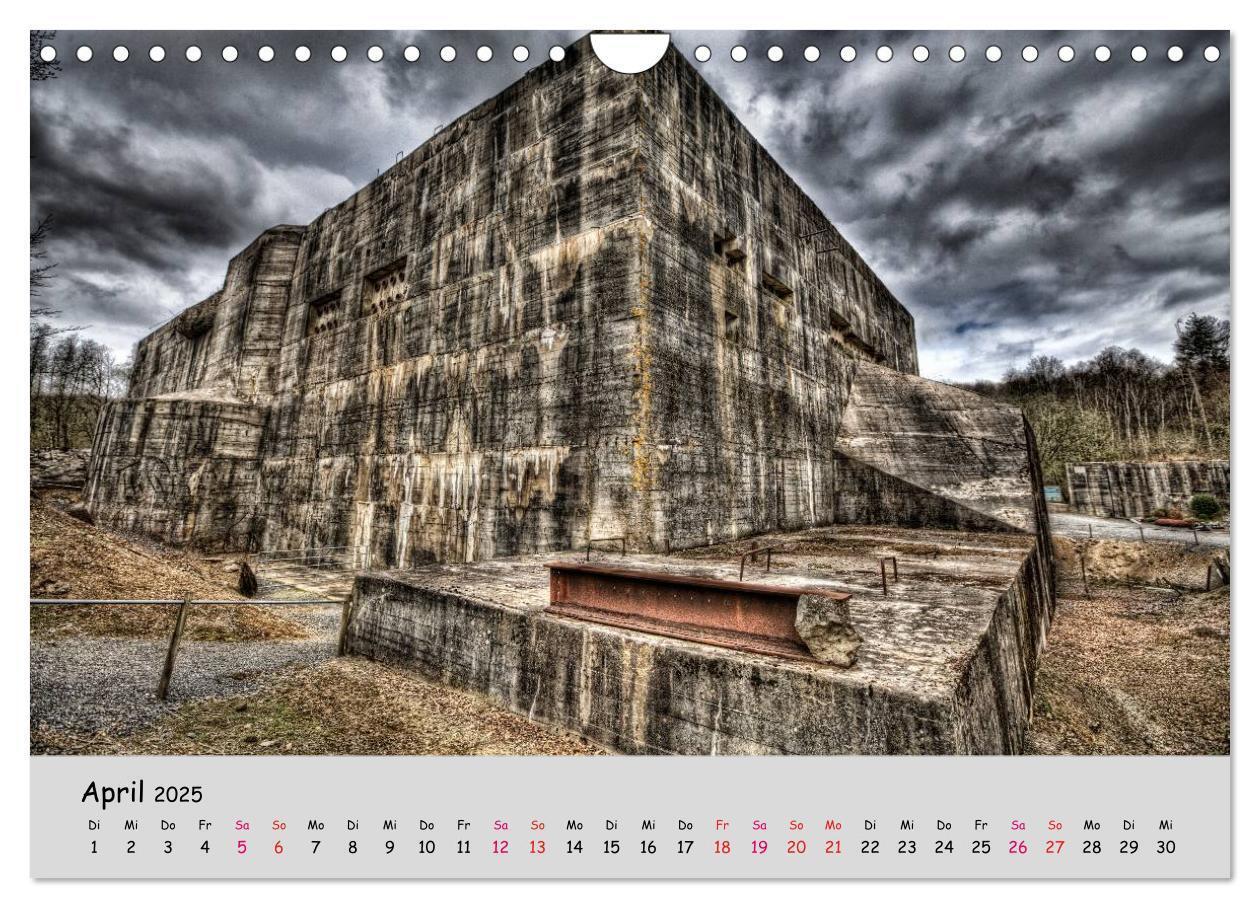 Bild: 9783435646029 | Bunker Zeitzeugen der Geschichte (Wandkalender 2025 DIN A4 quer),...