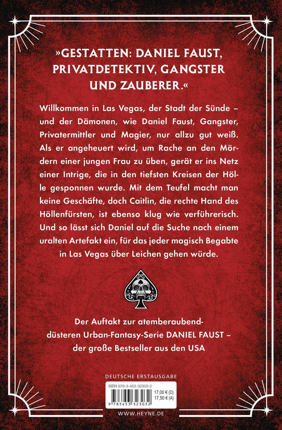 Bild: 9783453323032 | Stadt der Dämonen | Ein Daniel-Faust-Roman | Craig Schaefer | Buch