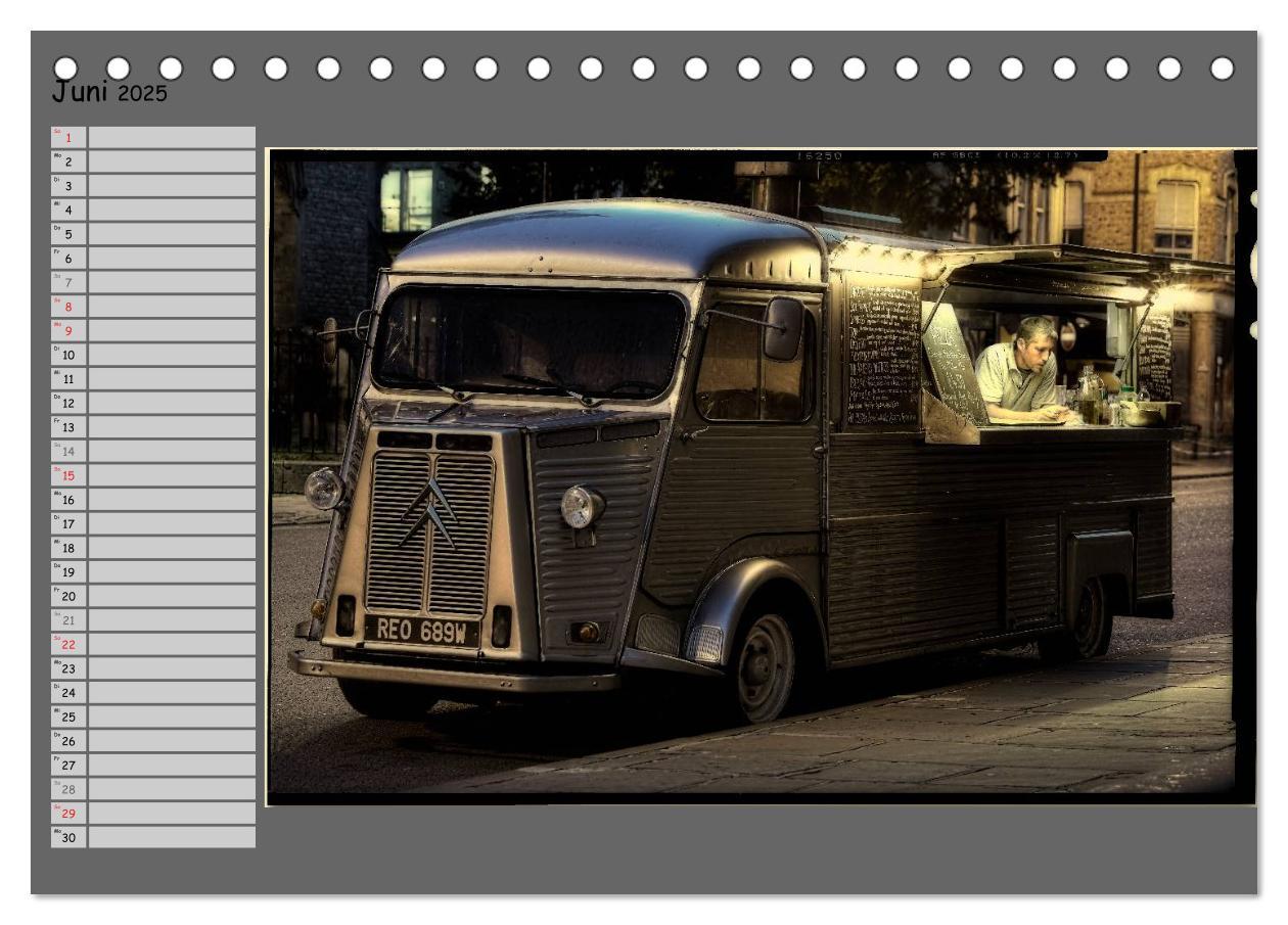 Bild: 9783435551637 | Oldtimer auf Tour (Tischkalender 2025 DIN A5 quer), CALVENDO...