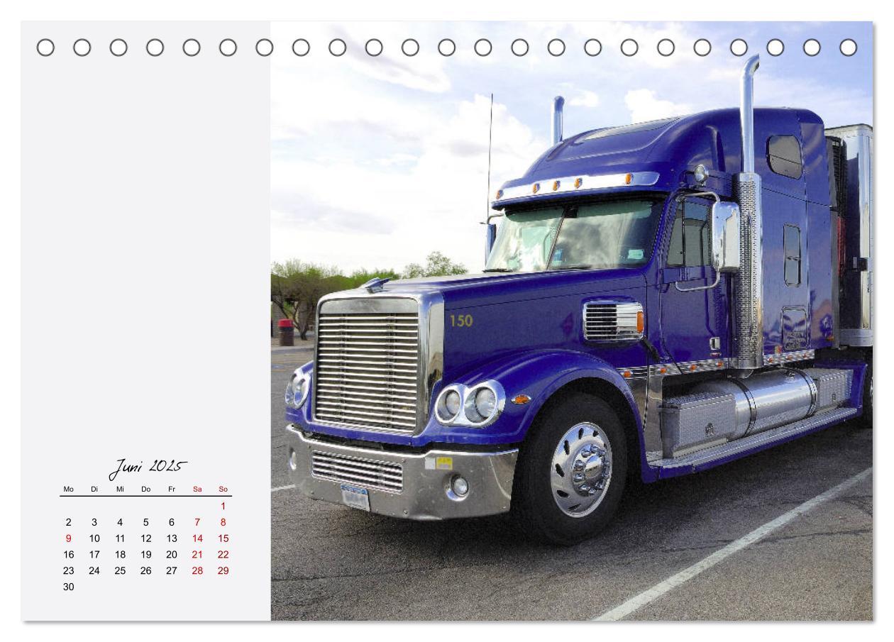 Bild: 9783435337262 | Langhauber. Coole Trucks in den USA (Tischkalender 2025 DIN A5...