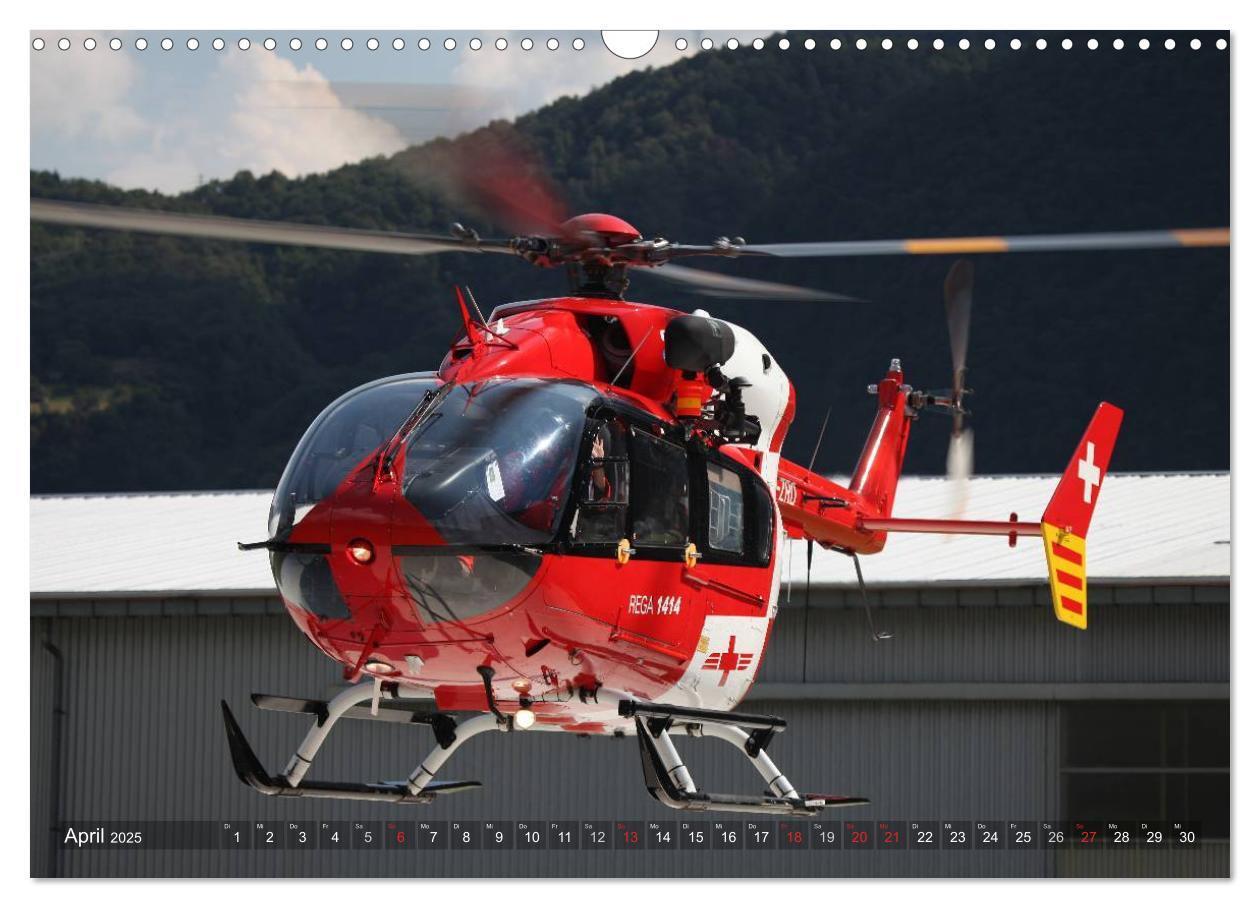 Bild: 9783435634866 | Helikopter in der Luft (Wandkalender 2025 DIN A3 quer), CALVENDO...