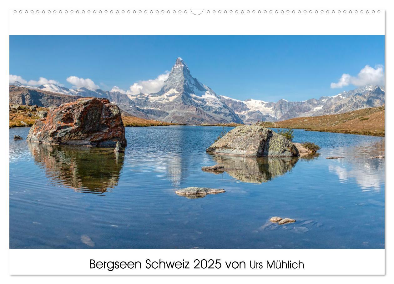 Cover: 9783435067060 | Bergseen Schweiz von Urs Mühlich (Wandkalender 2025 DIN A2 quer),...