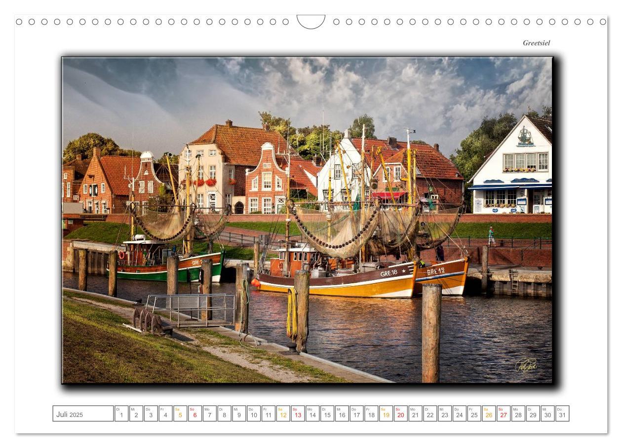 Bild: 9783435704316 | Ostfriesland - die bezaubernden alten Häfen (Wandkalender 2025 DIN...