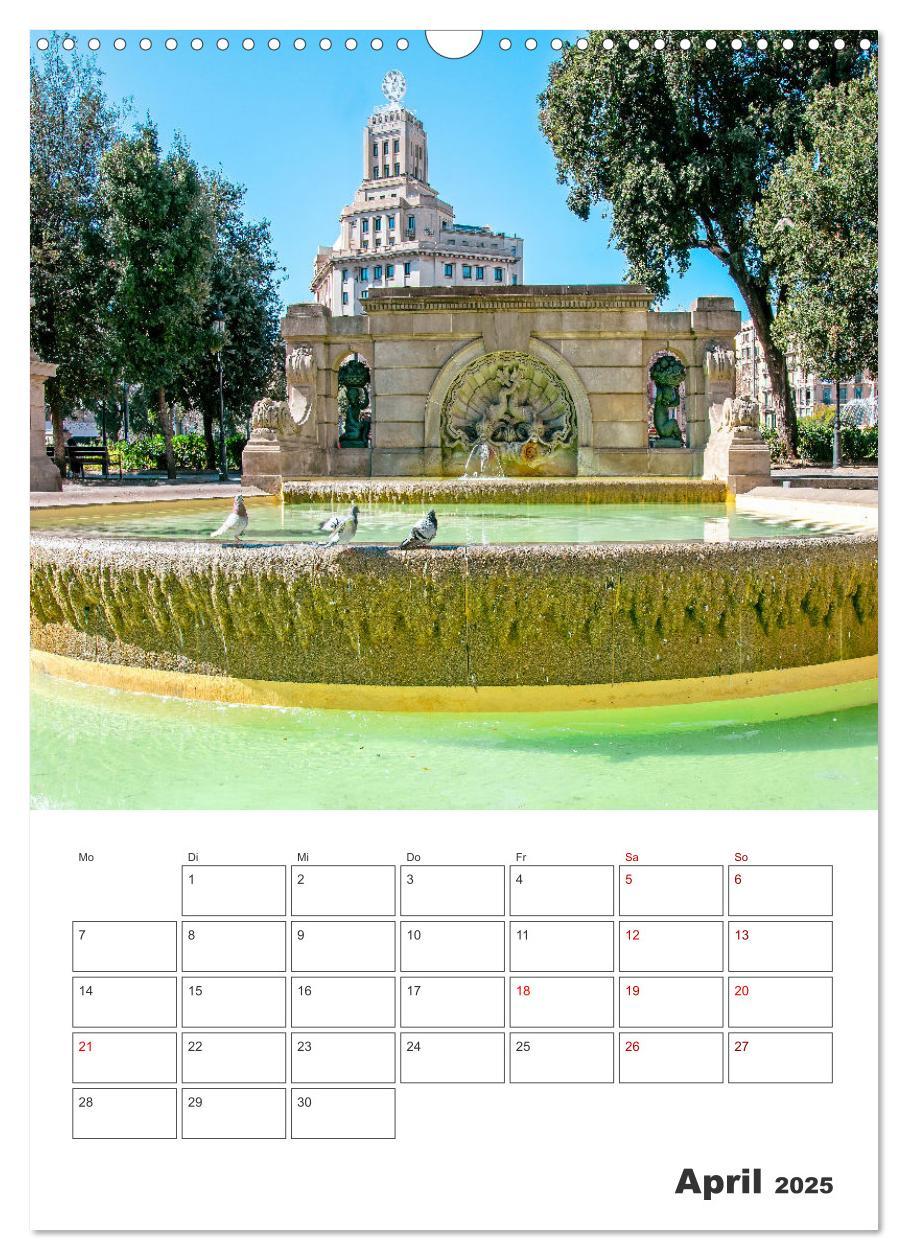 Bild: 9783435899487 | Barcelona - Urlaubsplaner (Wandkalender 2025 DIN A3 hoch), CALVENDO...