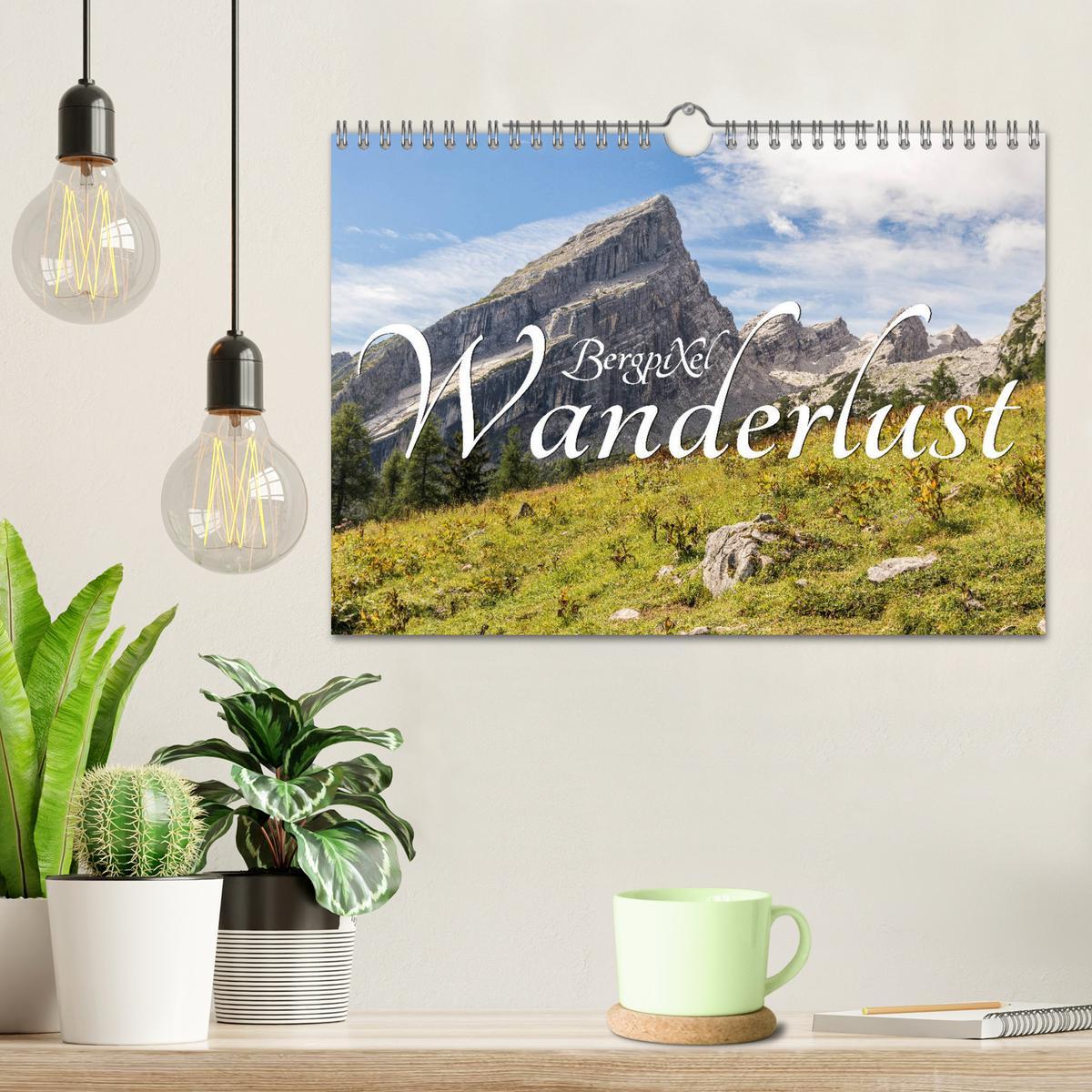 Bild: 9783435122684 | Bergpixels Wanderlust (Wandkalender 2025 DIN A4 quer), CALVENDO...