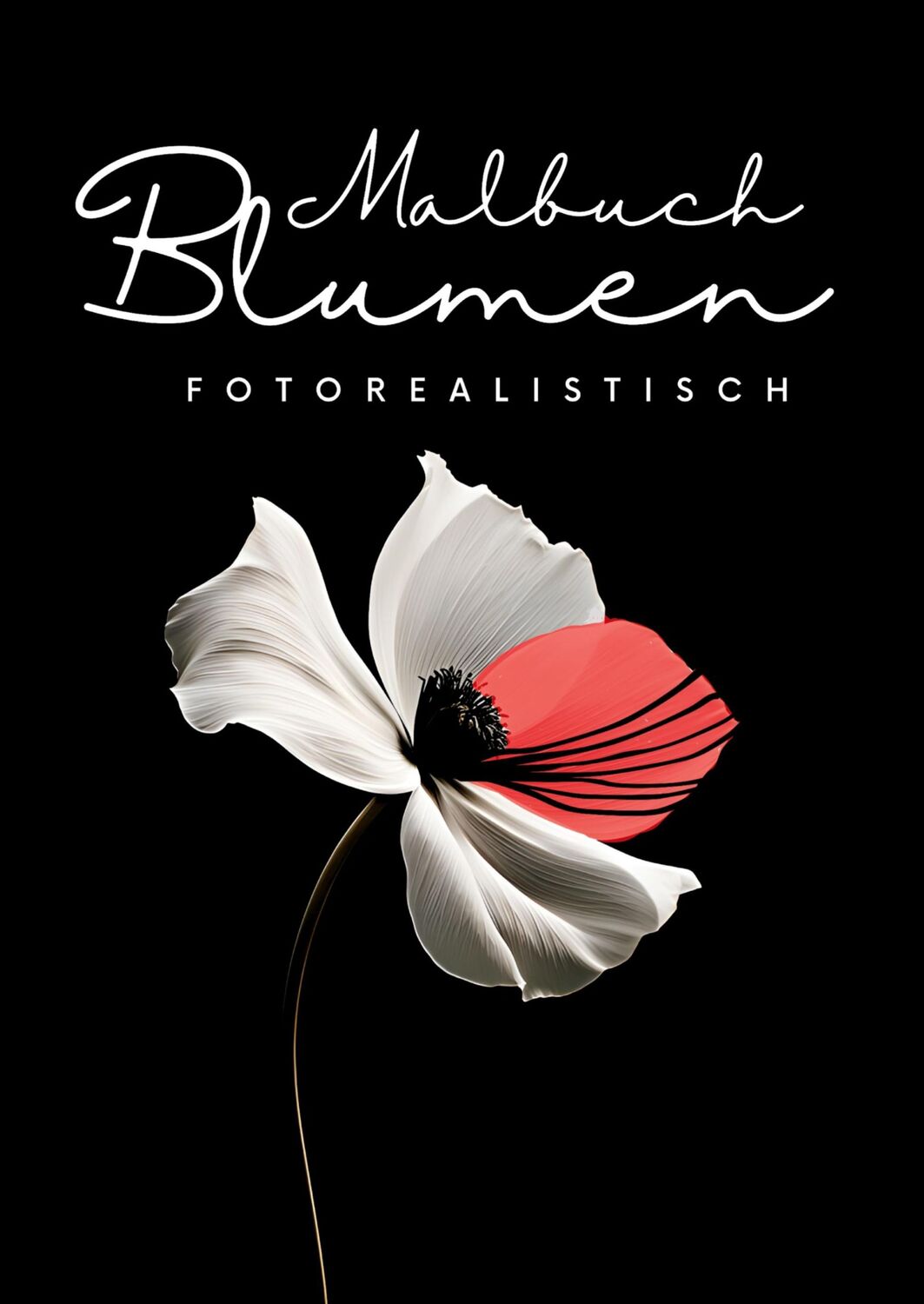 Cover: 9783347979871 | Malbuch Blumen Fotorealistisch | Nora Milles (u. a.) | Taschenbuch