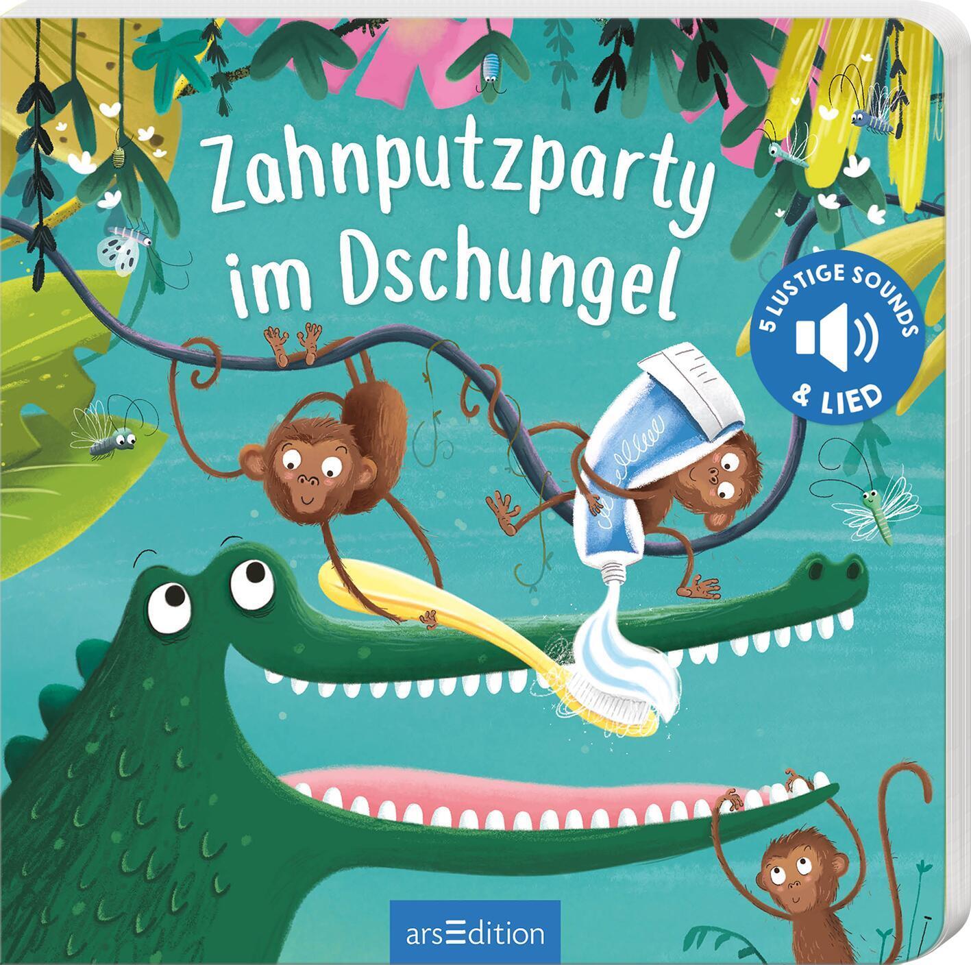 Cover: 9783845855219 | Zahnputzparty im Dschungel | Mit 5 lustigen Sounds &amp; Lied | Mühl