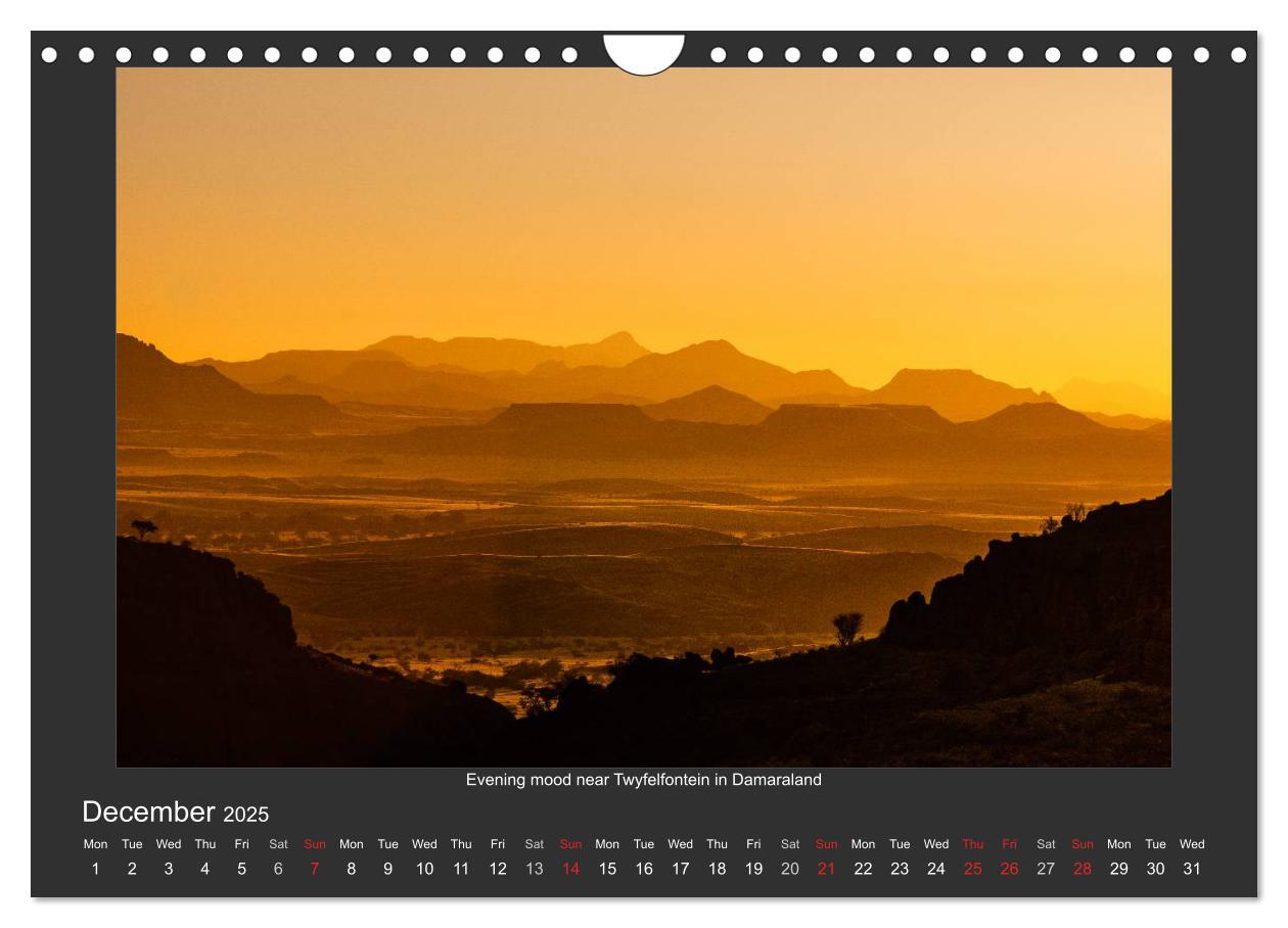 Bild: 9781325964369 | Namibia's Nature (Wall Calendar 2025 DIN A4 landscape), CALVENDO 12...