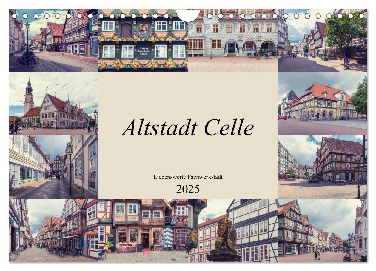 Cover: 9783435116232 | Altstadt Celle (Wandkalender 2025 DIN A4 quer), CALVENDO...