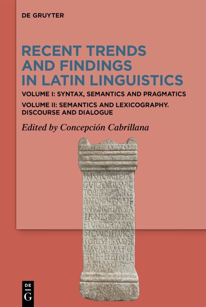 Cover: 9783110721669 | Recent Trends and Findings in Latin Linguistics, 2 Teile | Cabrillana