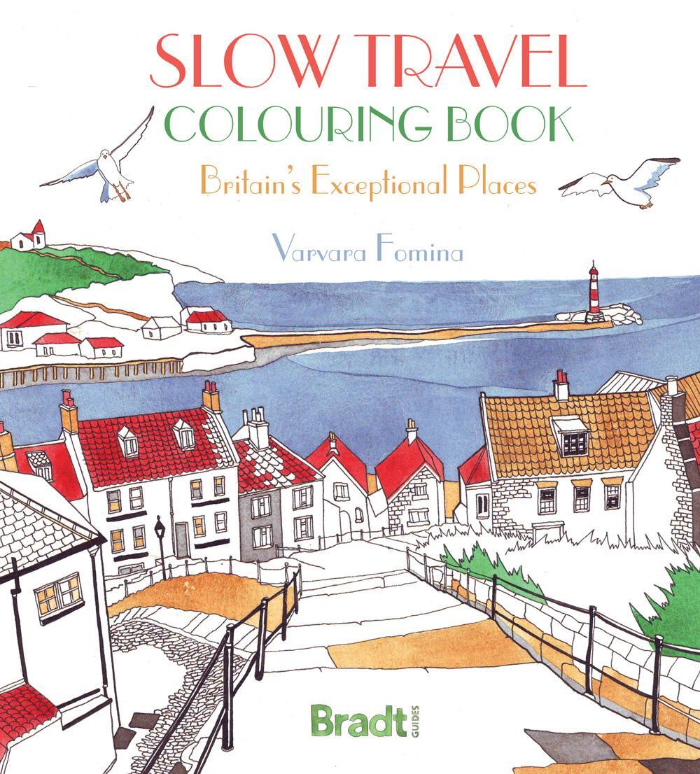 Cover: 9781784778484 | The Slow Travel Colouring Book: Britain's Exceptional Places | Fomina